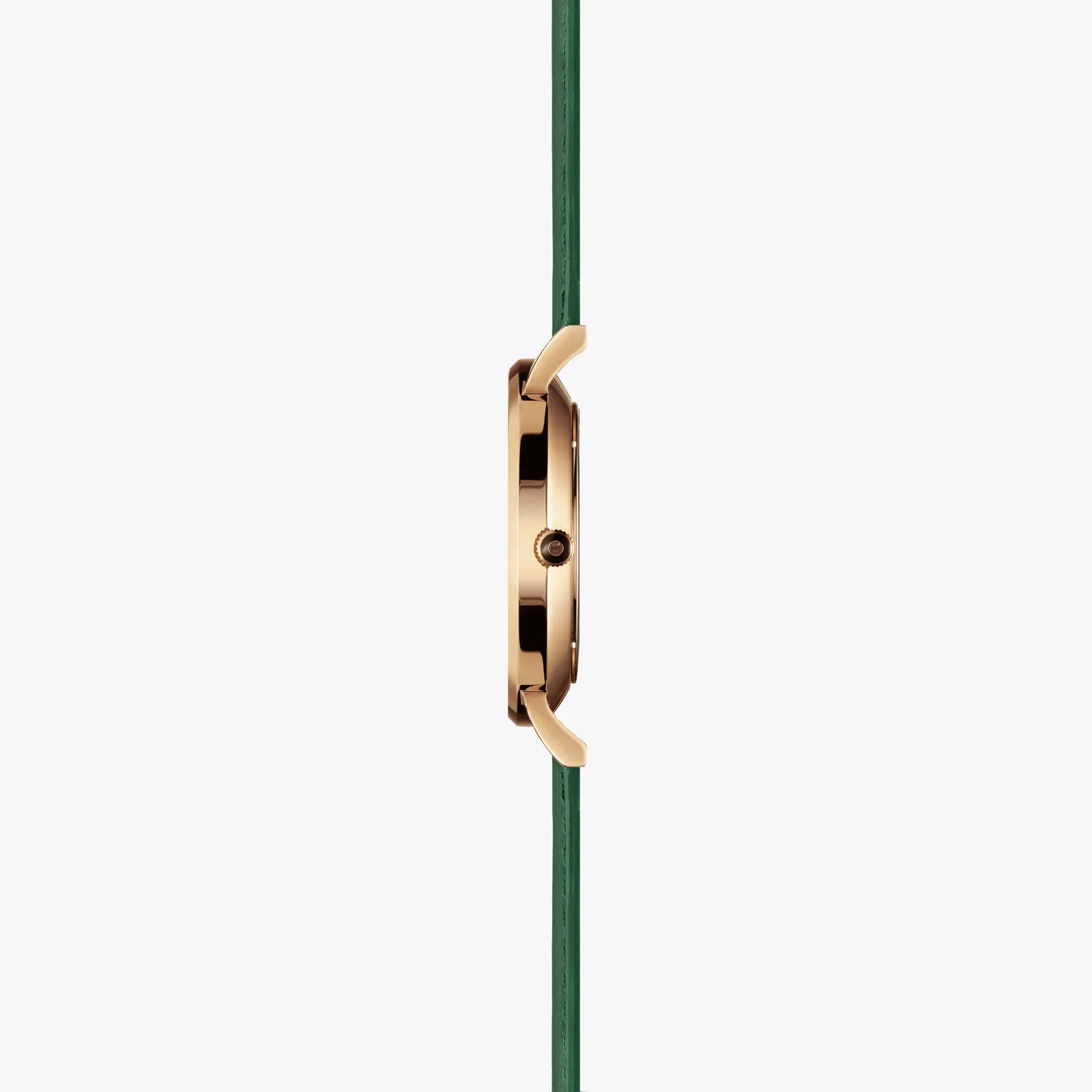 White   Rose Gold Solar Classic (Green Eco Vegan Leather)