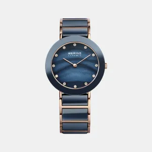 Women's Blue Stainless Steel Watch 11435-767