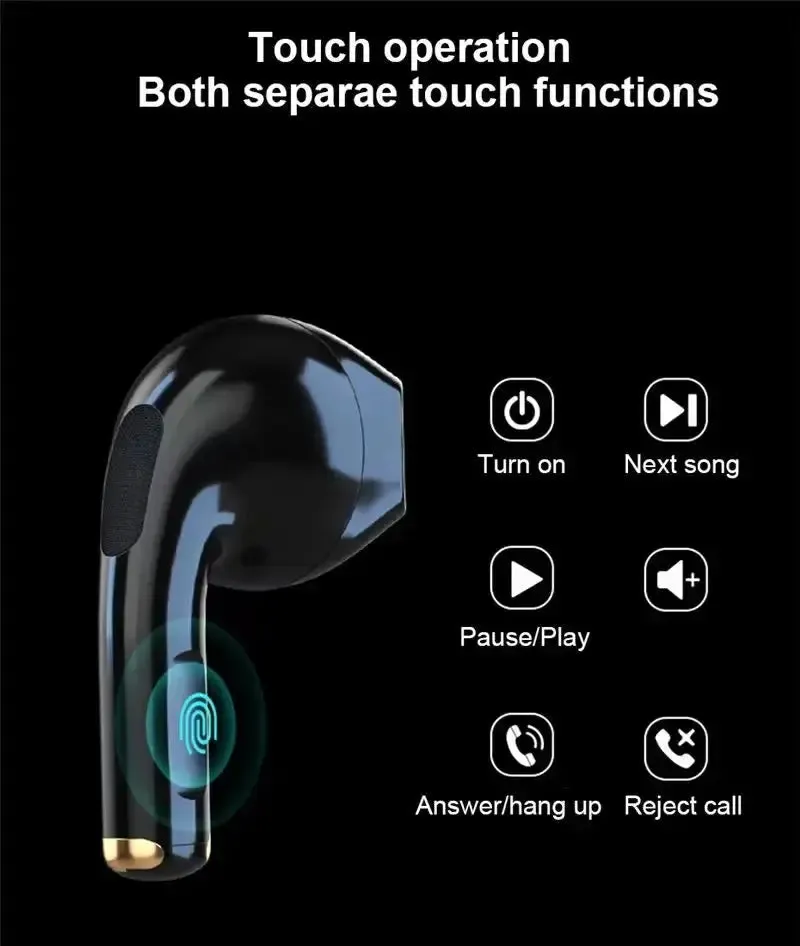 XIAOMI Air Pro 6 Original Earphone TWS 9D HIFI Headset Bluetooth Music Earbuds For IPhone Android Wireless Pods Headphones