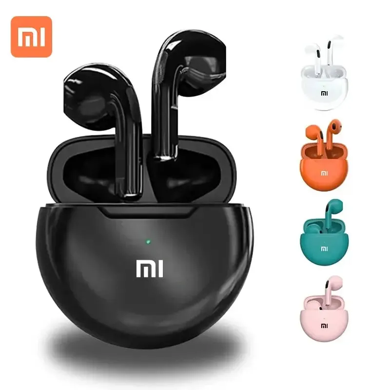 XIAOMI Air Pro 6 Original Earphone TWS 9D HIFI Headset Bluetooth Music Earbuds For IPhone Android Wireless Pods Headphones