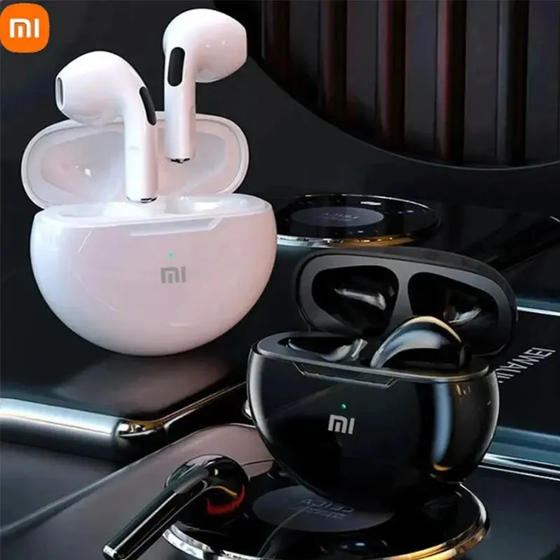 XIAOMI Air Pro 6 Original Earphone TWS 9D HIFI Headset Bluetooth Music Earbuds For IPhone Android Wireless Pods Headphones
